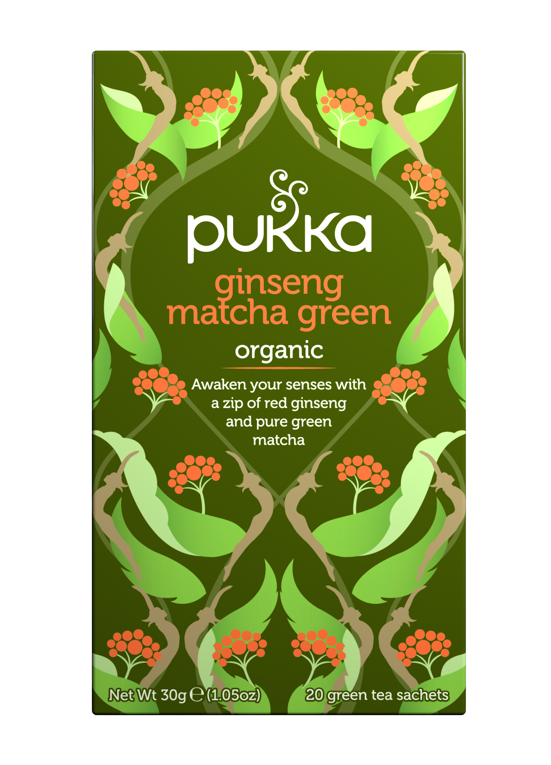 Pukka Ginseng Matcha Green 20 Tea sachets
